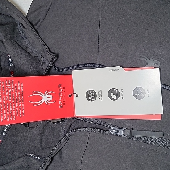Spyder Active Full Zip Men's Hooded Jacket NWT Size‎ Small - Picture 10 of 15